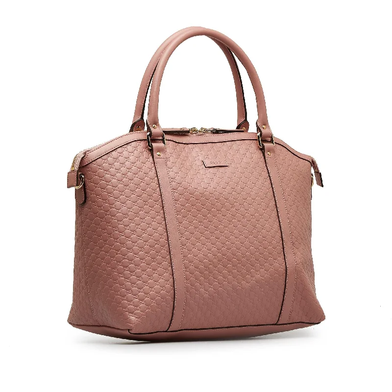 Gucci tote bags for women with a water - resistant coatingGucci Large Microguccissima Dome Satchel (rqCKfY)