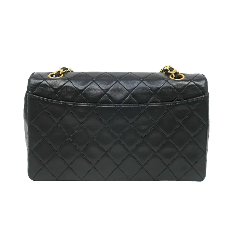 Chanel Medium Tote Bag for Office LadiesCHANEL Chanel Matrasse Diana W Chain Shoulder Bag  Removable Pochette  Black