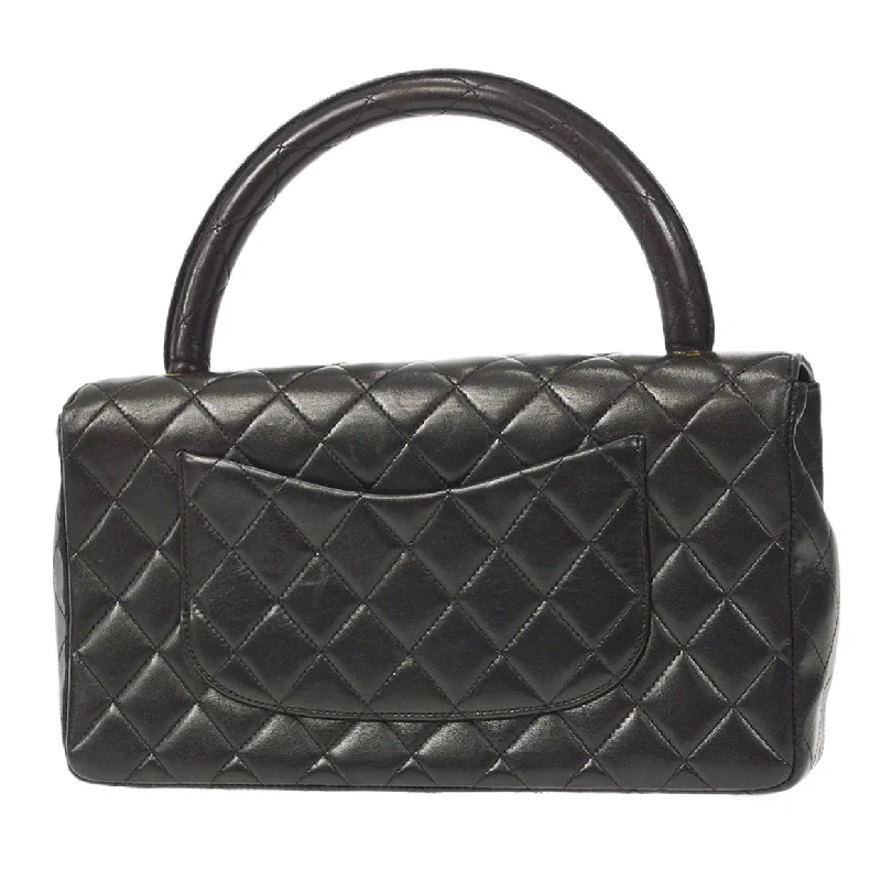 Chanel Medium Tote Bag for Office LadiesCHANEL Classic Single Flap Medium Handbag Black Lambskin 12123