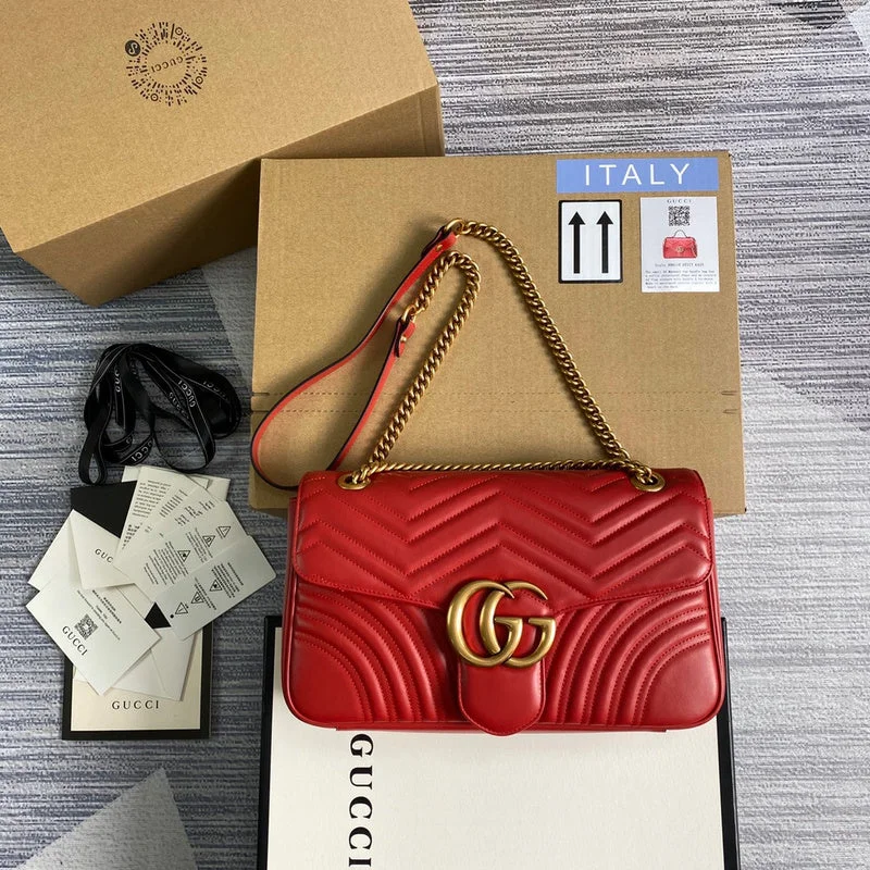 Women Gucci bags with a front - zip pocket for small itemsBC - Gucci Bags - 4294