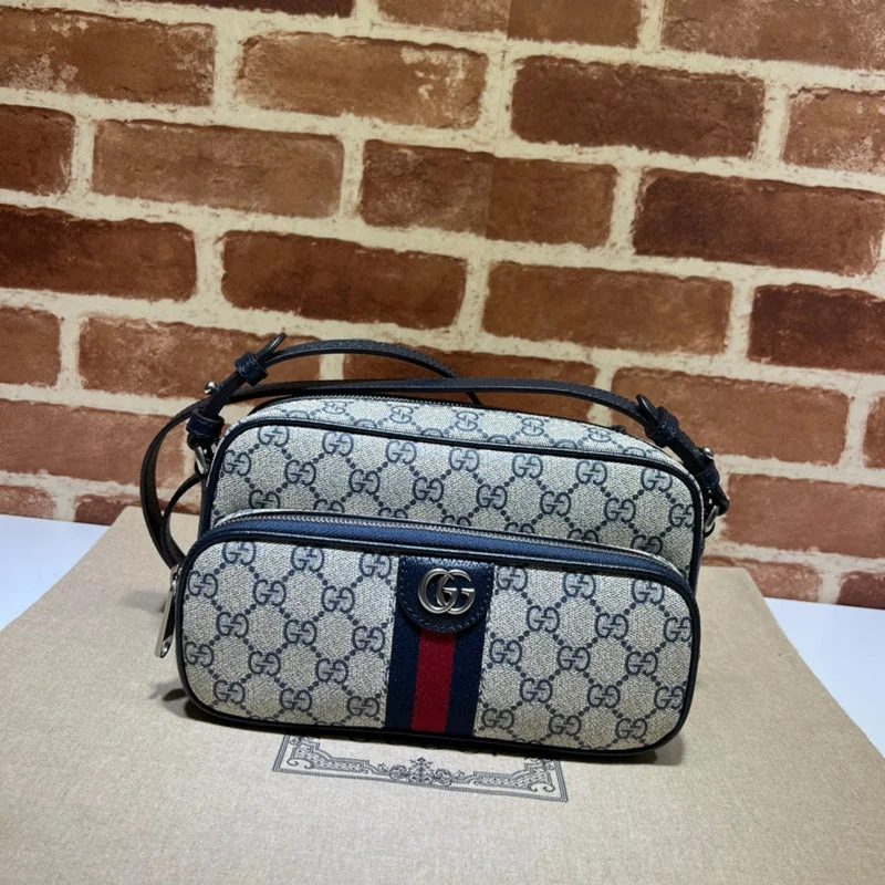 Women Gucci crossbody bags with a woven leather strapgucci luxury - Nushad Bags - 684