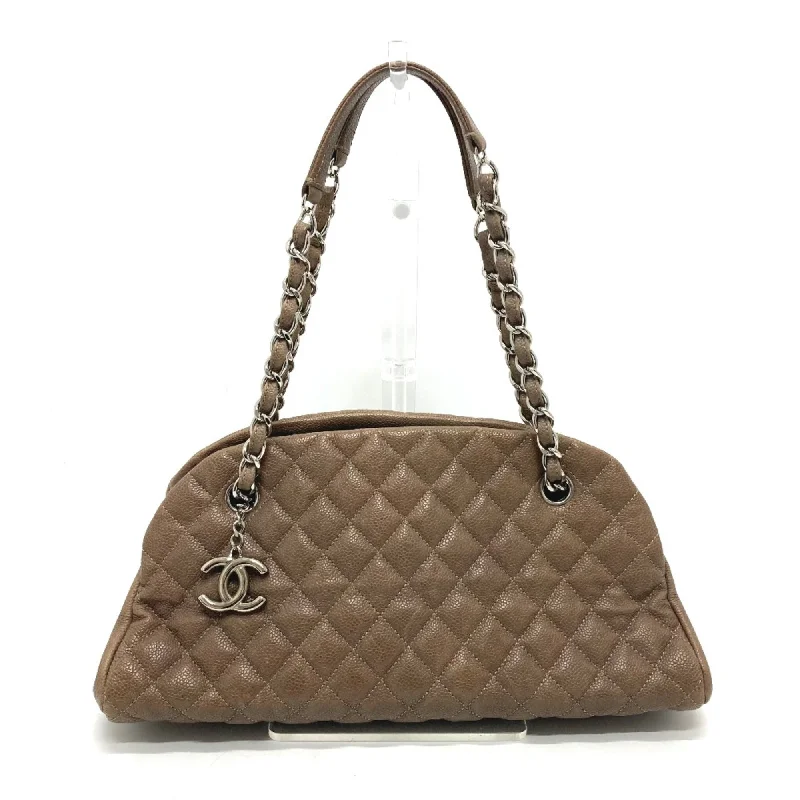 Chanel Lightweight Handbag for Daily ErrandsChanel CC Mark Bag Chain Shoulder Bag Brown SilverHardware