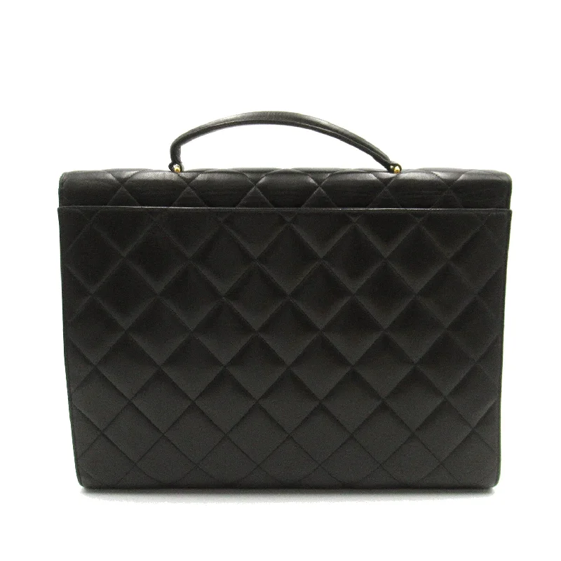 Chanel Designer Handbag with Unique DesignChanel Chanel Matrasse Briefcase Briefcase Bag    Black Mattress Briefcase Briefcase Briefcase OFF