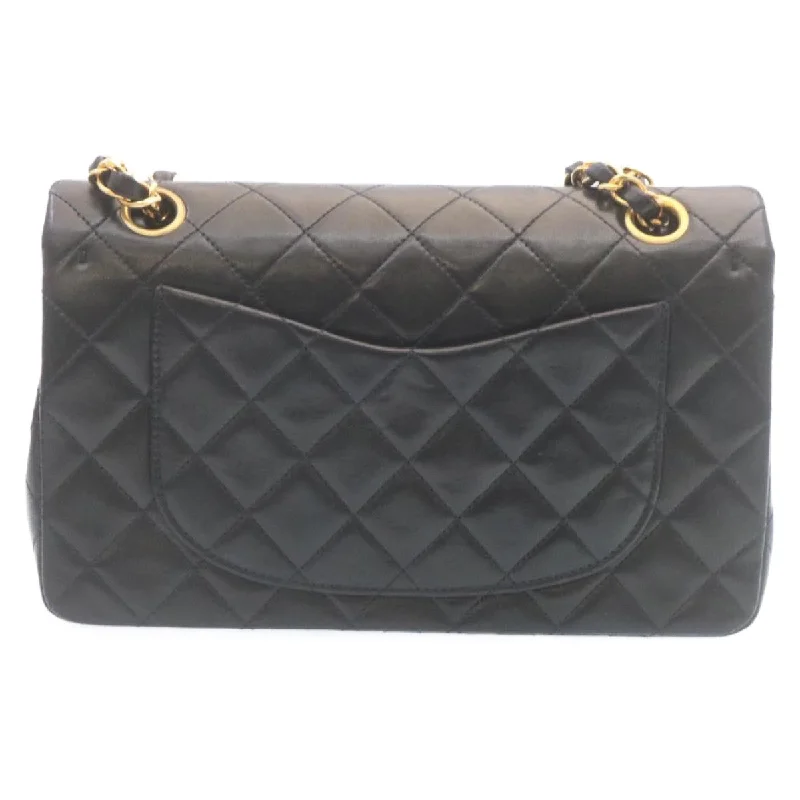 Chanel Lightweight Handbag for Daily ErrandsCHANEL Classic Matelasse 23 Chain Flap Shoulder Bag Lamb Skin Black  29002A