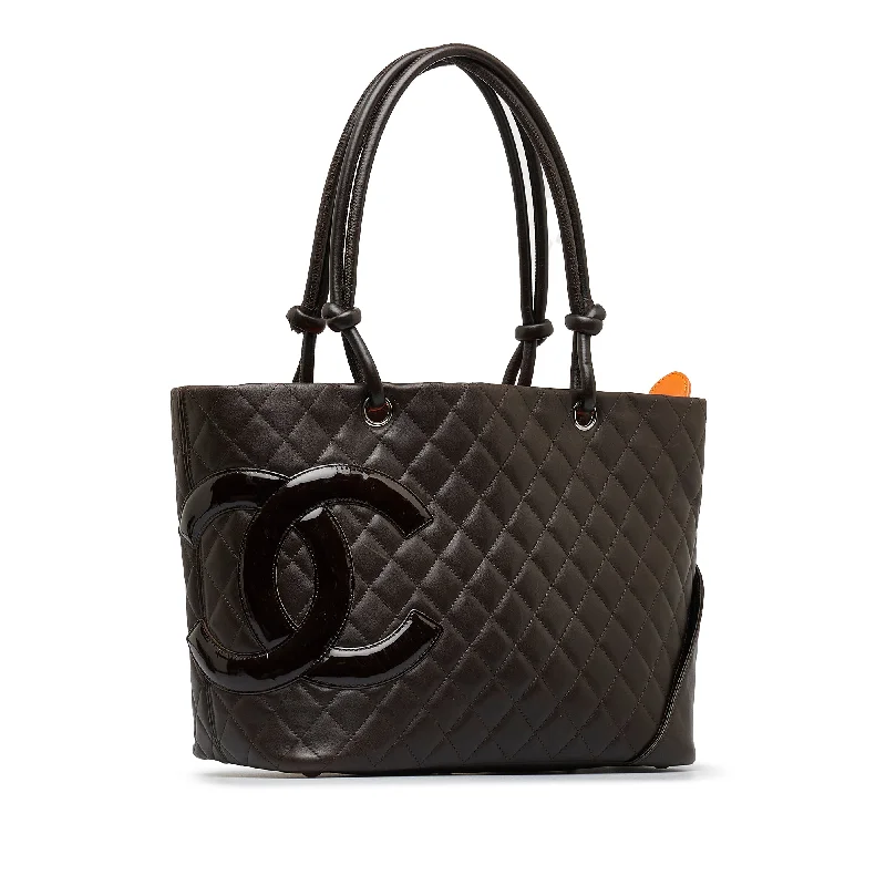 Chanel Black Handbag for Business MeetingsCHANEL Large Cambon Ligne Tote Tote Bag