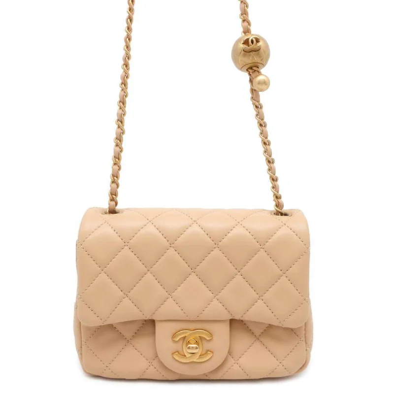 Chanel Small Crossbody Bag for TravelChanel Chain Shoulder Bag Matelasse Lambskin AS1786 CHANEL Flap Coco Ball