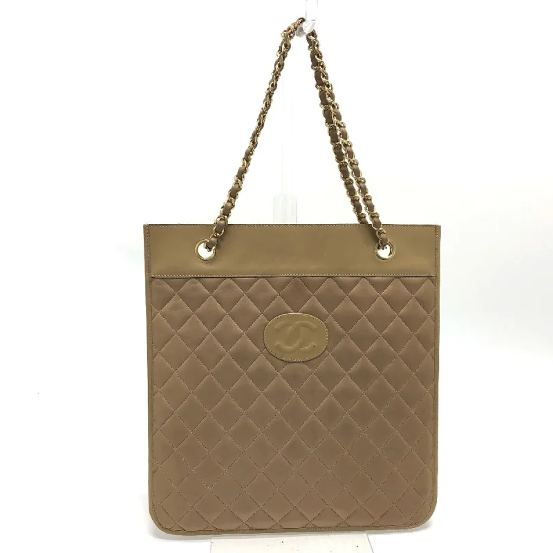 Chanel Lightweight Handbag for Daily ErrandsChanel CC Mark Chain Shoulder Bag Beige GoldHardware