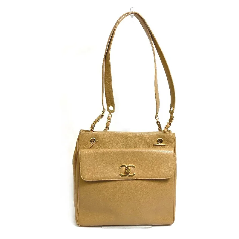 Chanel All - Match Handbag for Versatile StylingChanel CC Mark bag shawl Shoulder Bag Beige GoldHardware