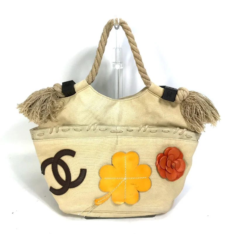 Chanel New Arrival Handbag with Gold HardwareChanel CC Mark Clover Flower Tote Bag Shoulder Bag Beige