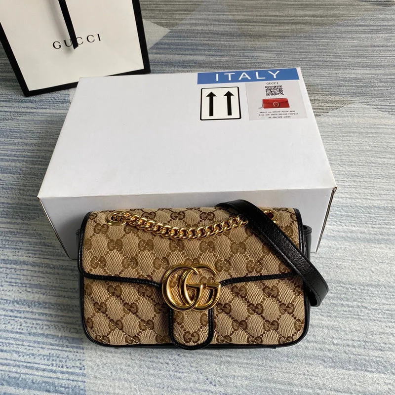 Women Gucci crossbody bags with a woven leather strapBC - Gucci Bags - 4328