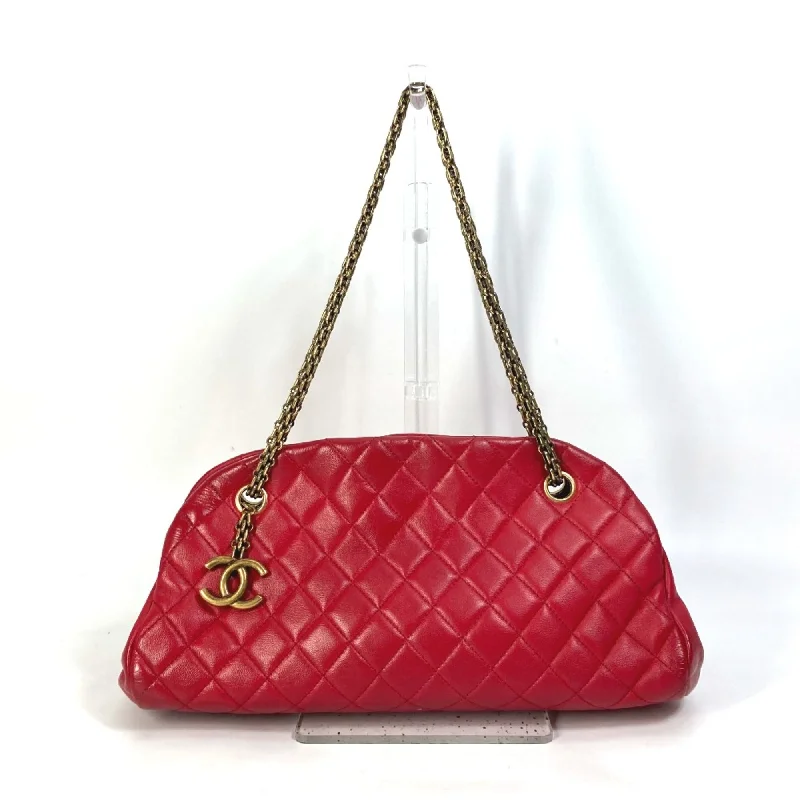 Chanel Classic Flap Bag for Evening PartyChanel CC Mark Bag Double Chain Shoulder Bag Shoulder Bag Red Gold