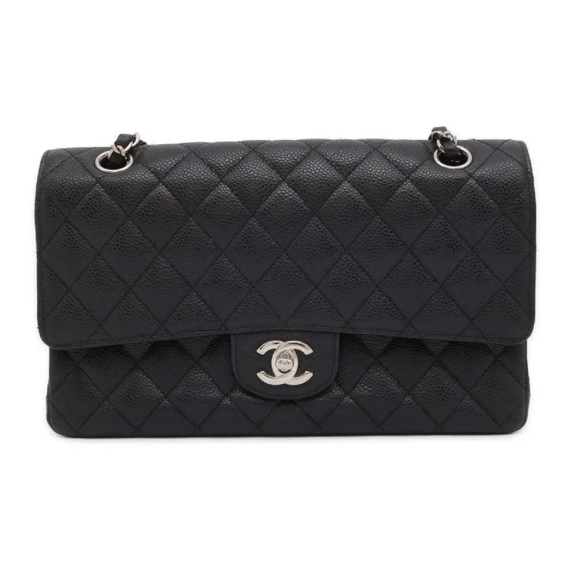 Chanel Lightweight Handbag for Daily ErrandsChanel Chain Shoulder Bag Matelasse 25 Coco Mark Caviar Skin Double A01112 Black