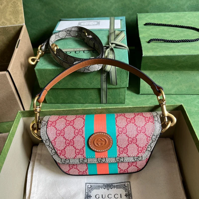 Women Gucci bags with a front - zip pocket for small itemsWF - Gucci Bags - 683