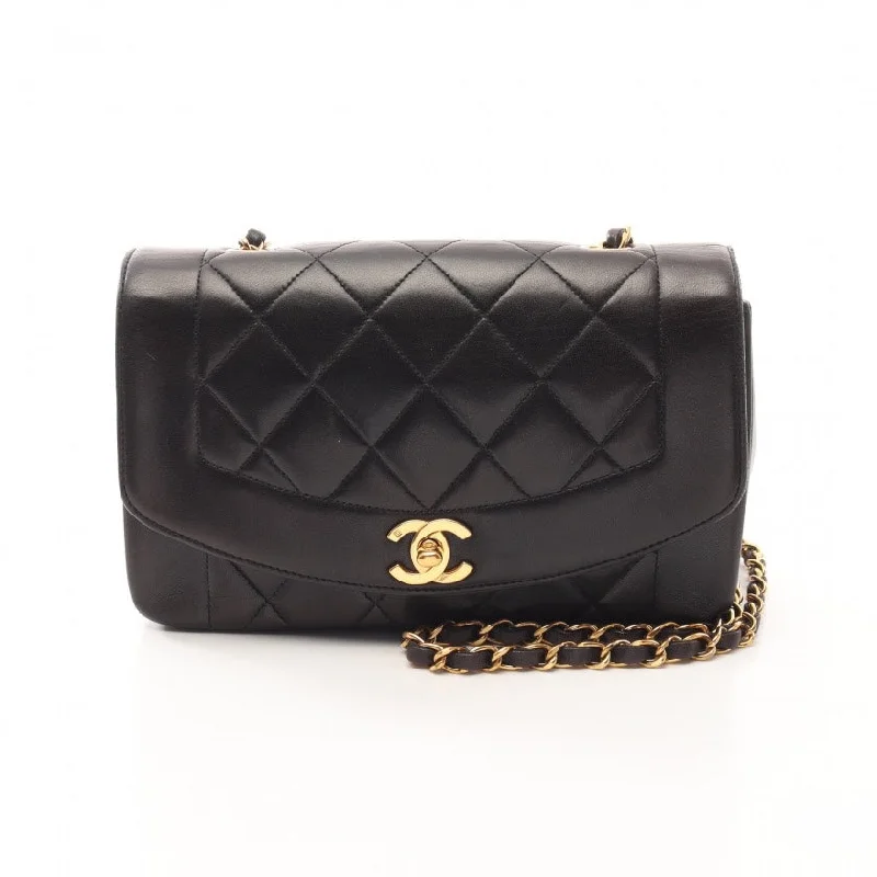 Chanel Colorful Handbag for Spring OutfitsChanel Diana Flap Crossbody Lambskin Leather Bag,Black