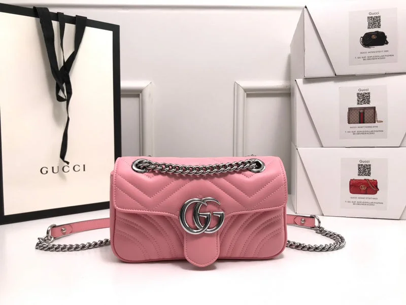 Women Gucci bags with a zip - around closure for securityBC - Gucci Bags - 4308