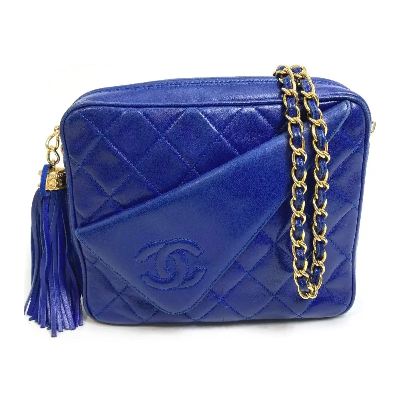 Chanel Luxury Handbag for High - End EventsChanel CC Mark CC bag shawl Shoulder Bag blue GoldHardware