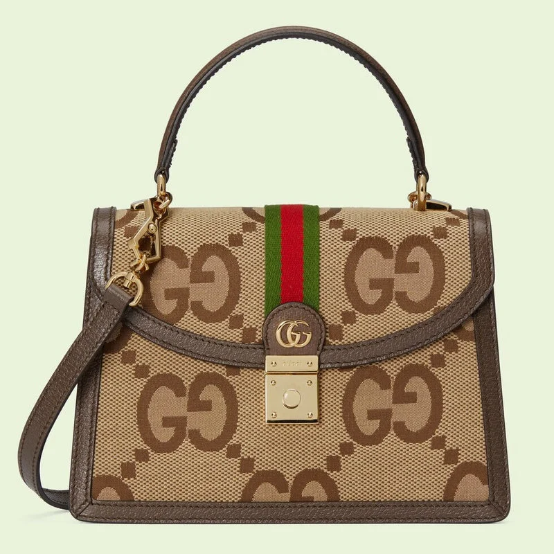 Women Gucci bags with a chain - link trim and a leather bodyGucci  Luxury-  Bags - 1078