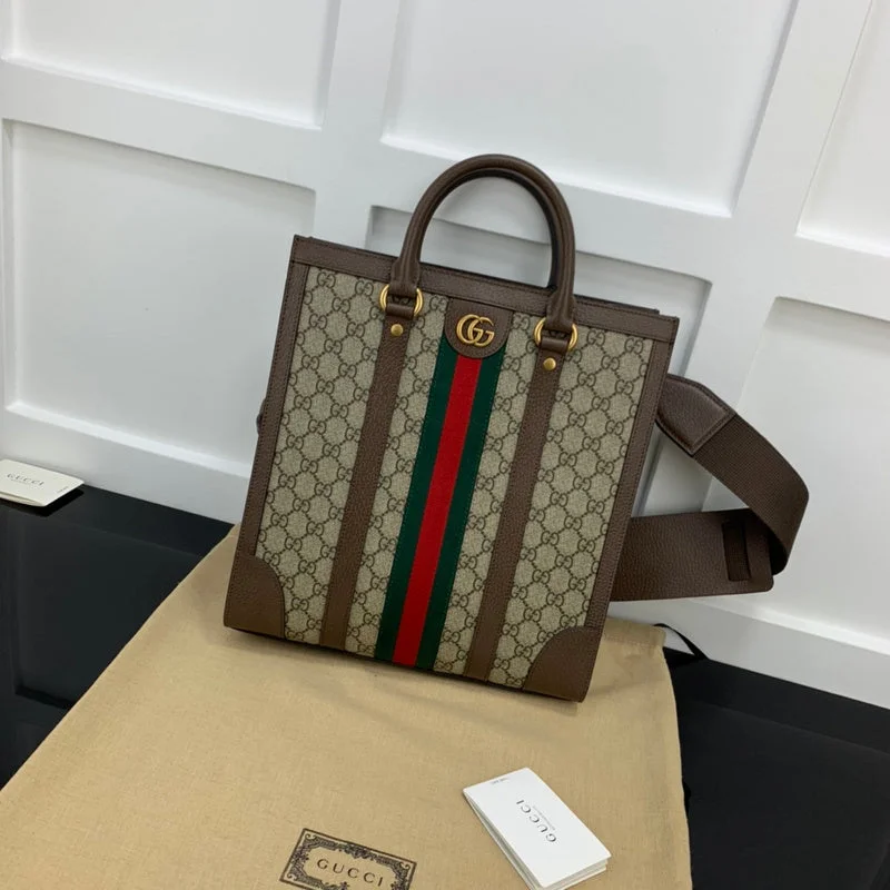 Women Gucci bags with a chain - link trim and a leather bodyWF - Gucci Bags - 692