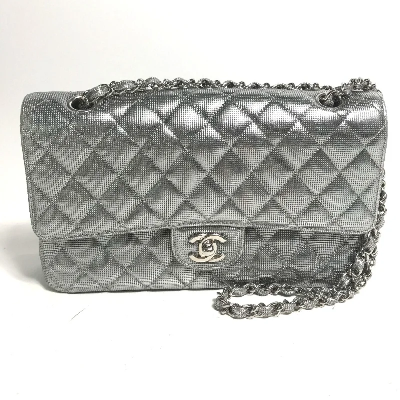 Chanel Small Crossbody Bag for TravelChanel CC Mark CC Double Chain Shoulder Bag Shoulder Bag Silver