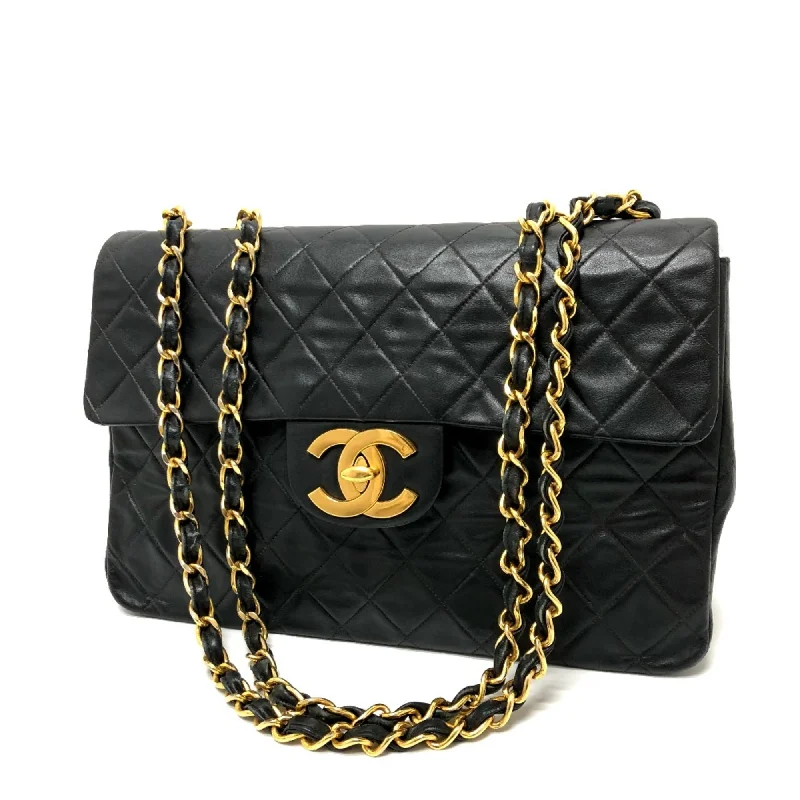 Chanel Limited Edition Handbag for CollectorsChanel Double Chain 2WAY bag bag Shoulder Bag Black GoldHardware