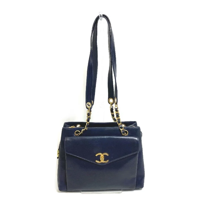 Chanel Small Crossbody Bag for TravelChanel CC Mark Bag Chain Tote Bag shawl Shoulder Bag Navy GoldHardware