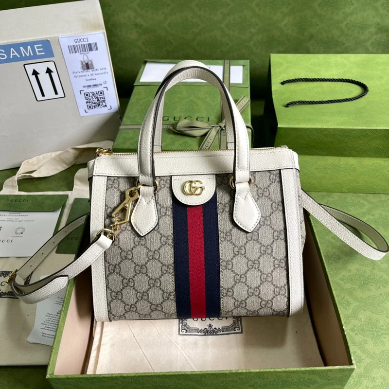 Women Gucci bags with a chain - link trim and a leather bodyWF - Gucci Bags - 641