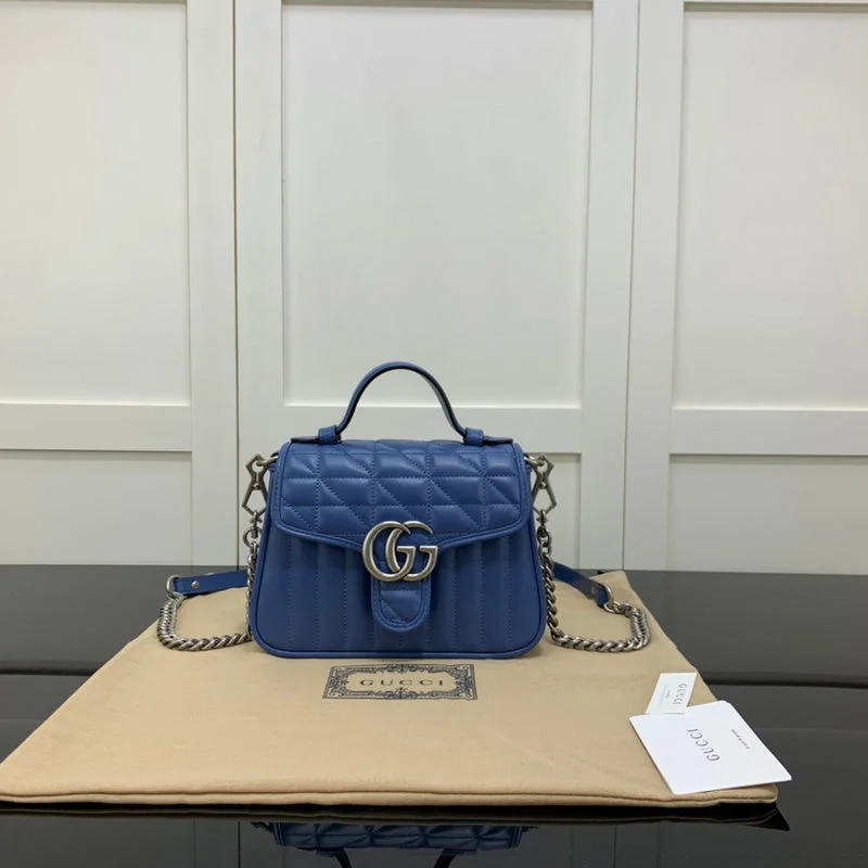 Women Gucci Sylvie bags with a crystal - embellished web stripeGucci  Luxury-  Bags - 1083