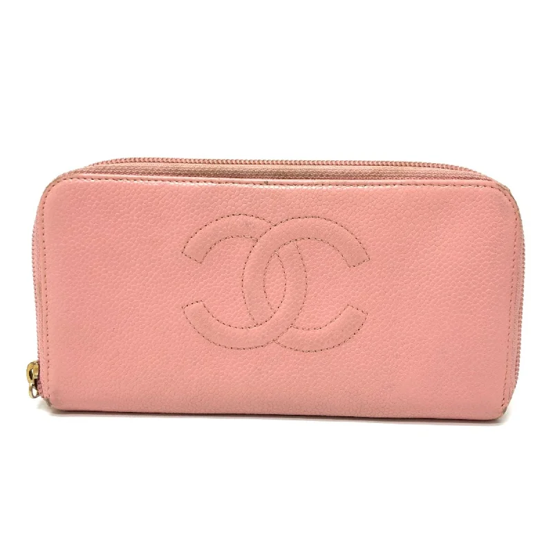 Chanel Limited Edition Handbag for CollectorsChanel CC Mark Zip Around Long Wallet pink Beige/GoldHardware