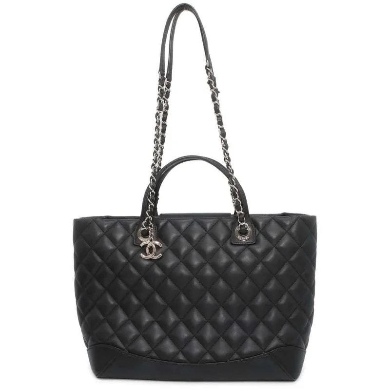 Chanel Handbag with Adjustable Strap for ComfortChanel Chain Tote Bag Matelasse Coco Mark CHANEL Shoulder Black