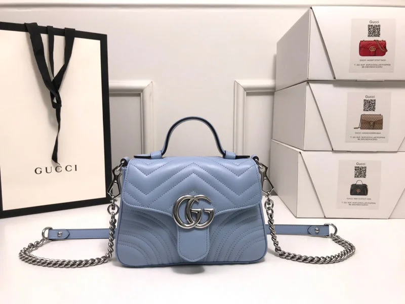 Ladies Gucci shoulder bags with a magnetic - closure flapBC - Gucci Bags - 4315