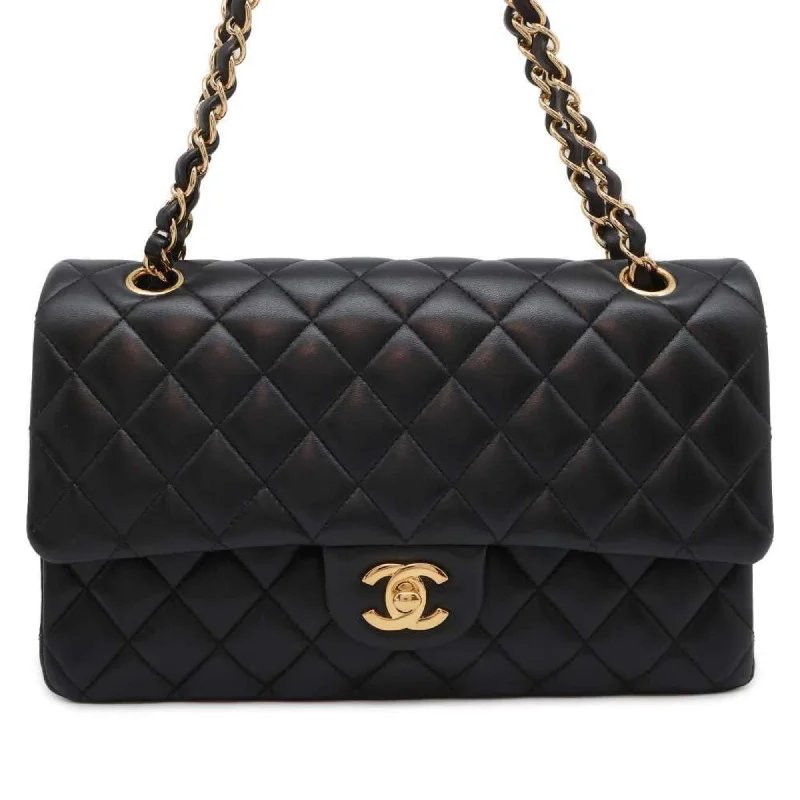 Chanel Quilted Leather Shoulder Bag for FashionistasChanel Chain Shoulder Bag Matelasse 25 Coco Mark Lambskin Double A01112 CHANEL Black