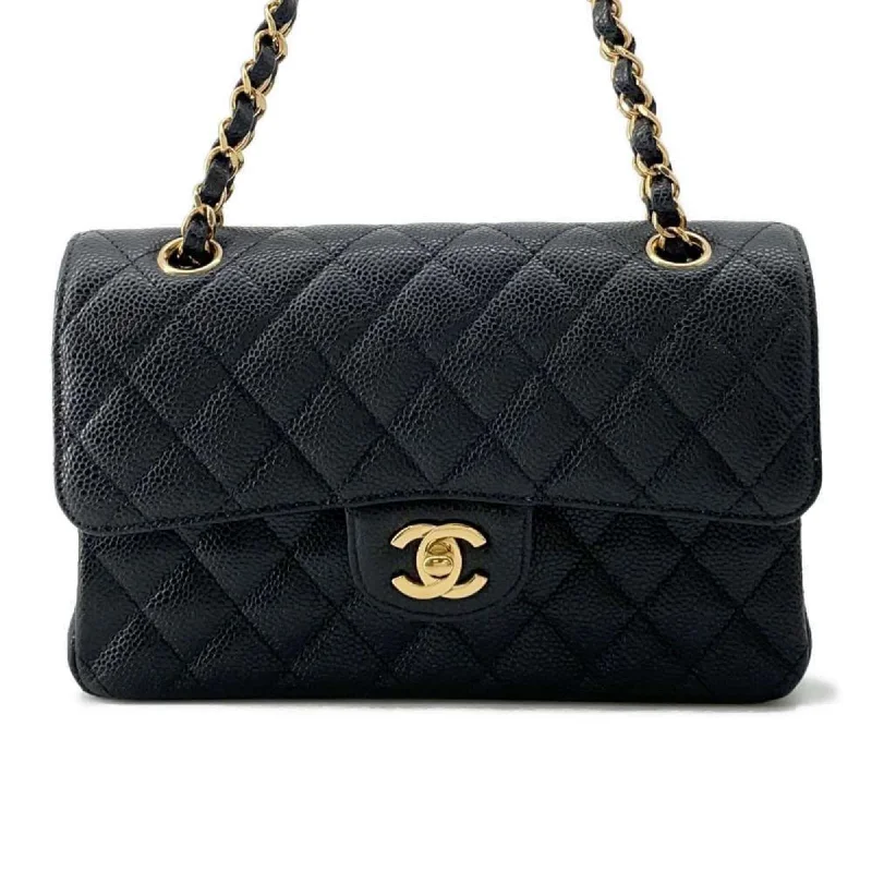 Chanel Limited Edition Handbag for CollectorsChanel Chain Shoulder Bag Matelasse 23 Coco Mark Double Caviar Skin A01113 CHANEL Black