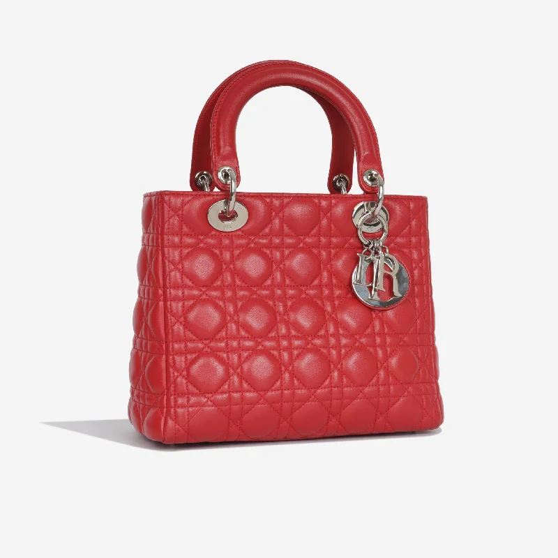 High - fashion Christian Dior bags with a geometric patternLady Dior - Medium