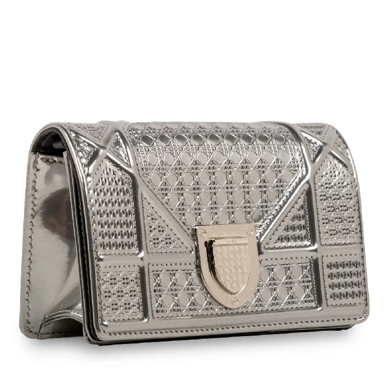 Christian Dior crossbody bags with a front - flap pocket for easy accessDiorama Baby Pouch on Chain