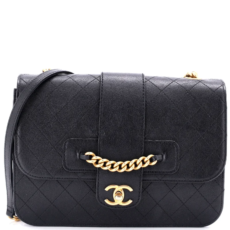 Fashion - forward Christian Dior tote bags for the modern womanFront Chain Flap Bag Quilted Sheepskin Medium