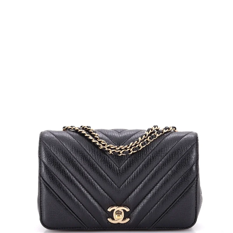 Christian Dior bags with a quilted pattern and gold - toned hardwareStatement Flap Bag Chevron Calfskin Mini