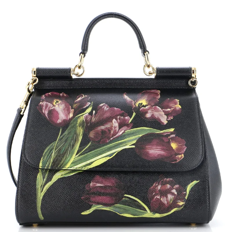 Christian Dior backpacks with a sleek, minimalist silhouetteMiss Sicily Bag Printed Leather Medium