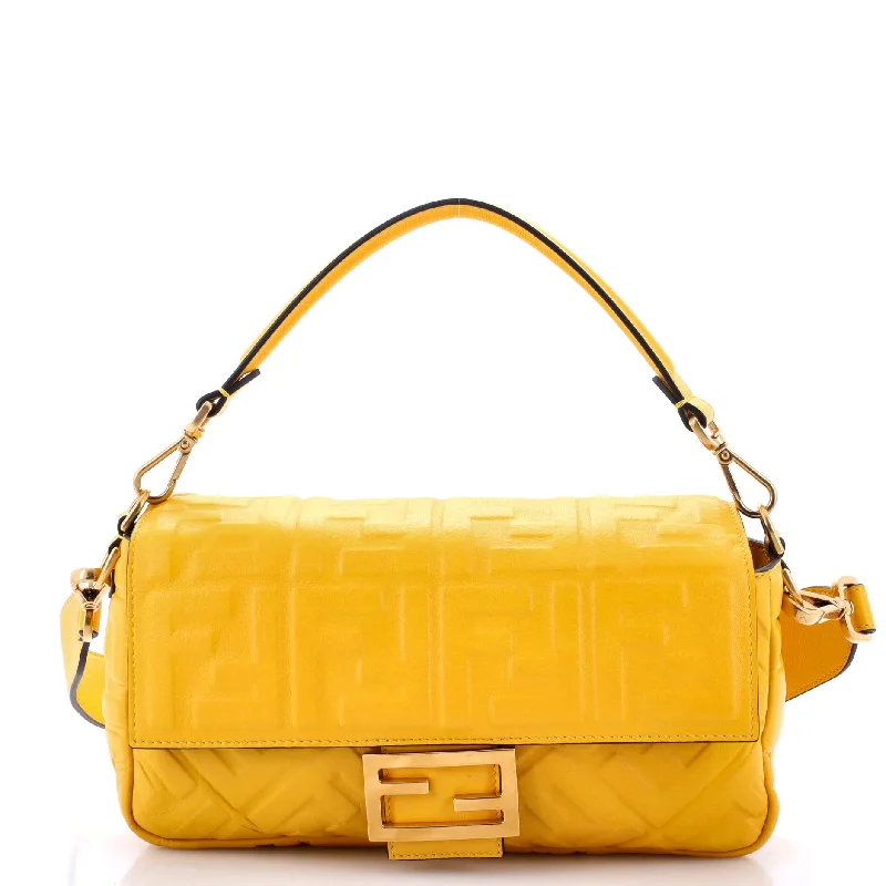 Christian Dior bags with a zip - top closure and multiple compartmentsBaguette NM Bag Zucca Embossed Leather Medium