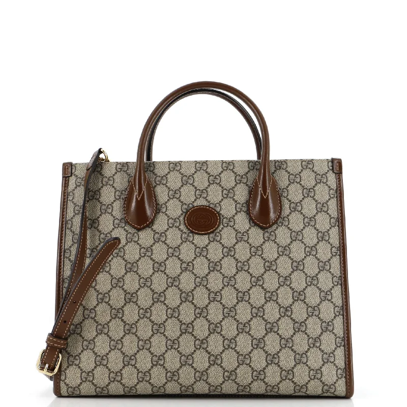 Contemporary Christian Dior handbags with a unique shapeStructured Top Handle Open Tote GG Coated Canvas Small