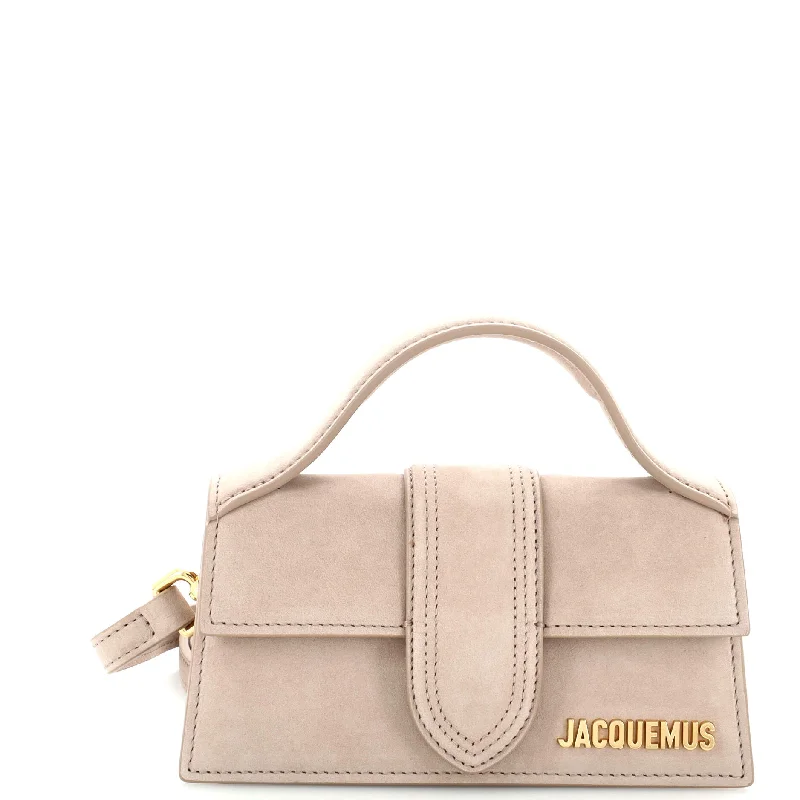 Christian Dior handbags with a detachable mirror for on - the - go touch - upsLe Bambino Top Handle Flap Bag Suede