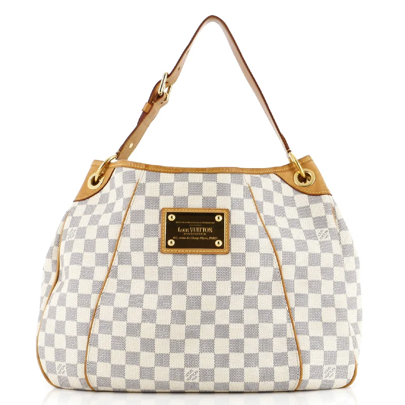 Contemporary Christian Dior handbags with a unique shapeGalliera Handbag Damier GM