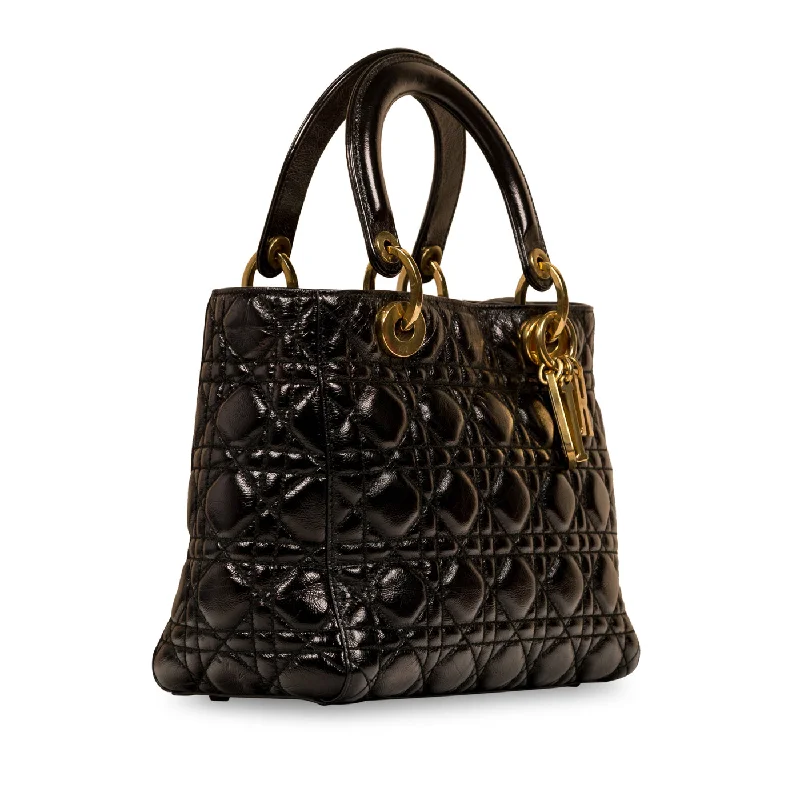 Christian Dior bags with a quilted pattern and gold - toned hardwareLady Dior