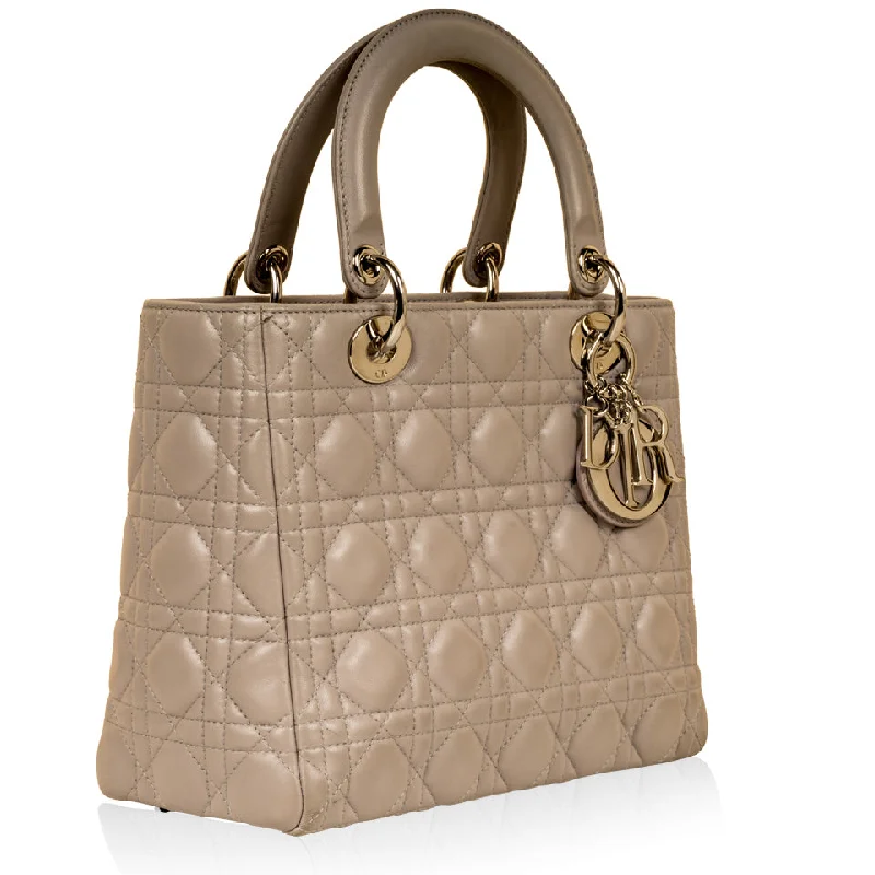 Christian Dior bags with a quilted pattern and gold - toned hardwareLady Dior - Medium