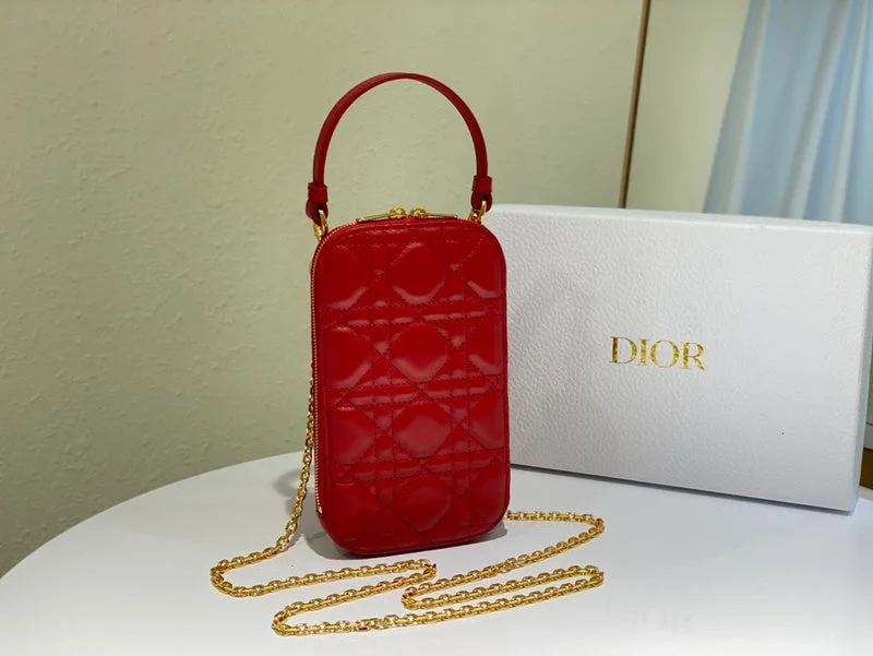 Christian Dior bags with a quilted pattern and gold - toned hardwareWF - Dior Bags - 524